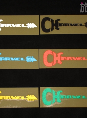 charvel吉他电吉他反光贴纸摇滚金属乐队乐器品牌旅行箱转印贴纸