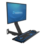 Клавиатура, мышка, промышленная книжная полка, ЖК-дисплей, трубка