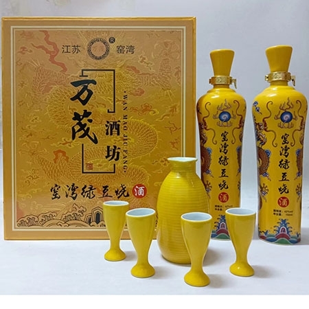 【馈赠佳品】徐州特产 窑湾绿豆烧酒 万茂酒坊 42度 绿豆烧酒1.5L