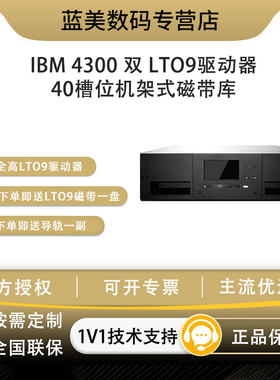 4300双LTO9驱动器磁带库