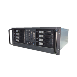 Landers WZ-BH08--机架式8盘位 雷电3静音磁盘阵列(内外部全12G链路)机架式雷电3硬盘扩展柜