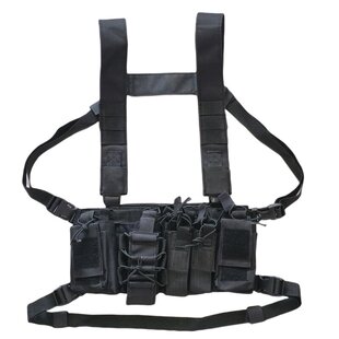 暗区突围无甲弹挂FA便携型胸挂D3儿童战术背心作战马甲特种兵装备
