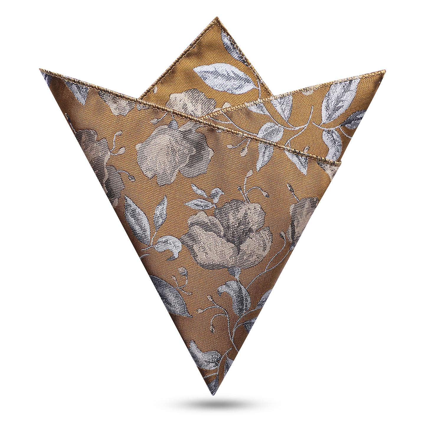 真丝花卉口袋巾男士西装胸巾