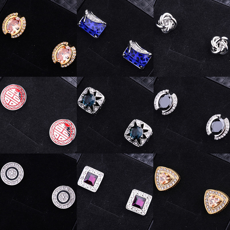 法式衬衫袖扣袖钉男士袖口钉 商务法式扣男女款高端礼盒装