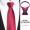 (Zipper free) 8cm wine red glossy tie