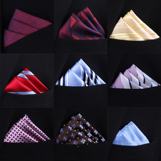 карманный платок 男士西装口袋巾真丝小方巾胸巾男西服正装商务白色手帕巾装饰结婚