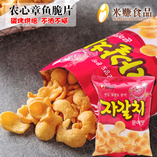 韩国进口农心章鱼脆片