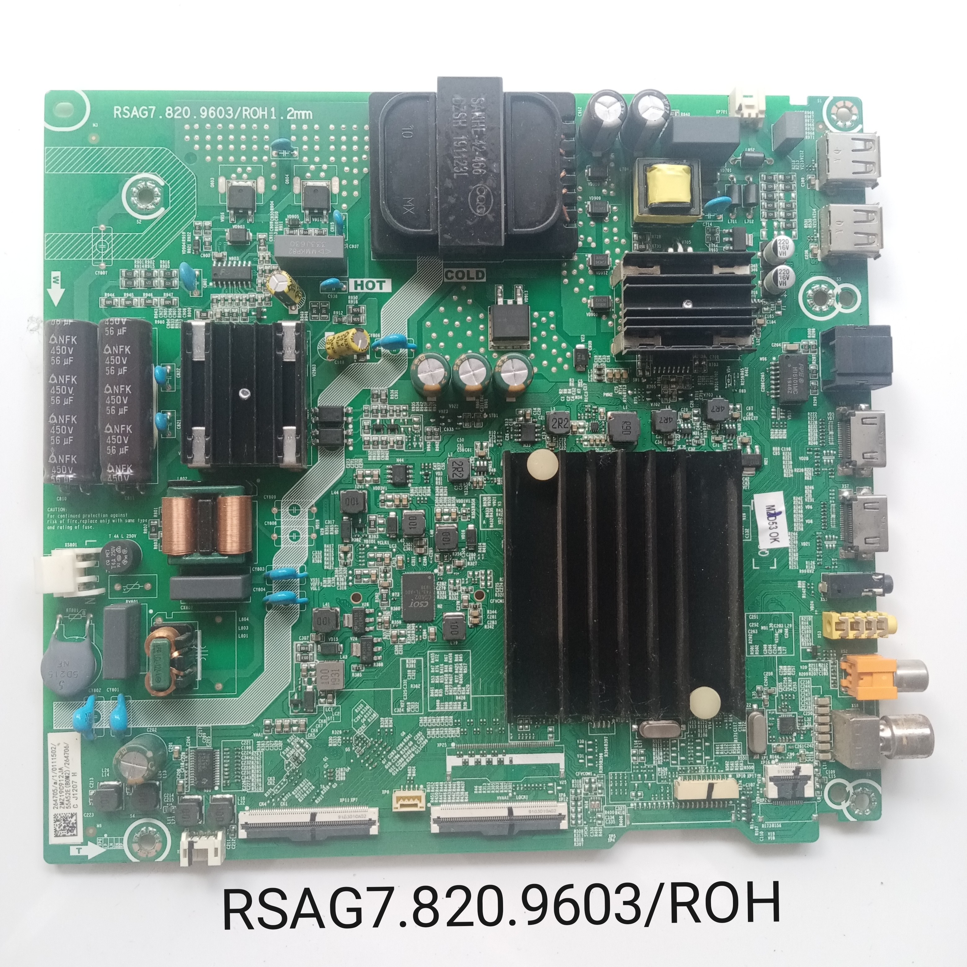 海信HZ55E3D-J(BOM94)265420主板RSAG7.820.9603屏HD550X1U83-T0