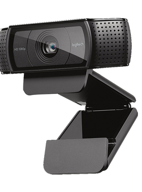 罗技C920e直播摄像头高清美颜抖音淘宝带货主播USB台式电脑摄影头