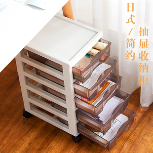 美甲饰品收纳盒子小推车多层工具箱可推收纳车抽屉式带轮子收纳架