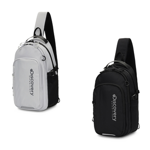 DISCOVERY韩国代购26早春男女户外登山徒步休闲轻量斜挎胸包背包