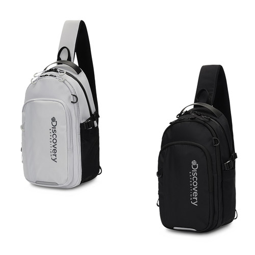 DISCOVERY韩国代购26早春男女户外登山徒步休闲轻量斜挎胸包背包