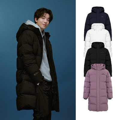 EIDER韩国代购25冬男女户外GTX防风连帽长款鹅绒羽绒服外套