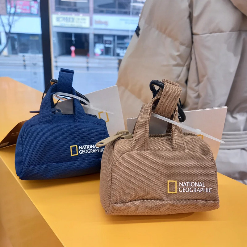 NATIONAL国家地理韩国代购26春男女运动休闲迷你耳机包挂包小包