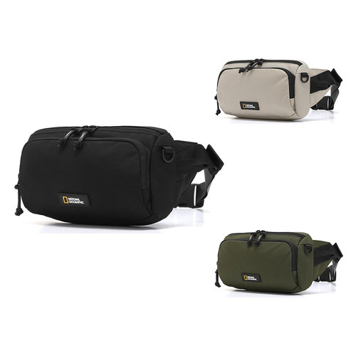 NATIONAL韩国代购26新款男女户外徒步登山腰包休闲单肩斜跨胸包