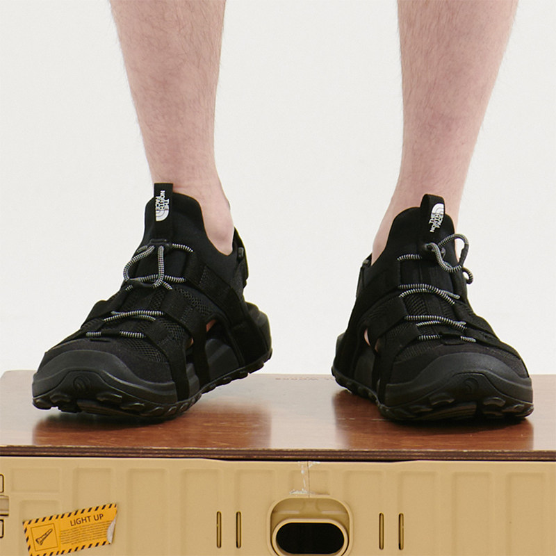 thenorthface北面韩国代购24夏男透气一脚蹬沙滩鞋凉鞋ns98q12