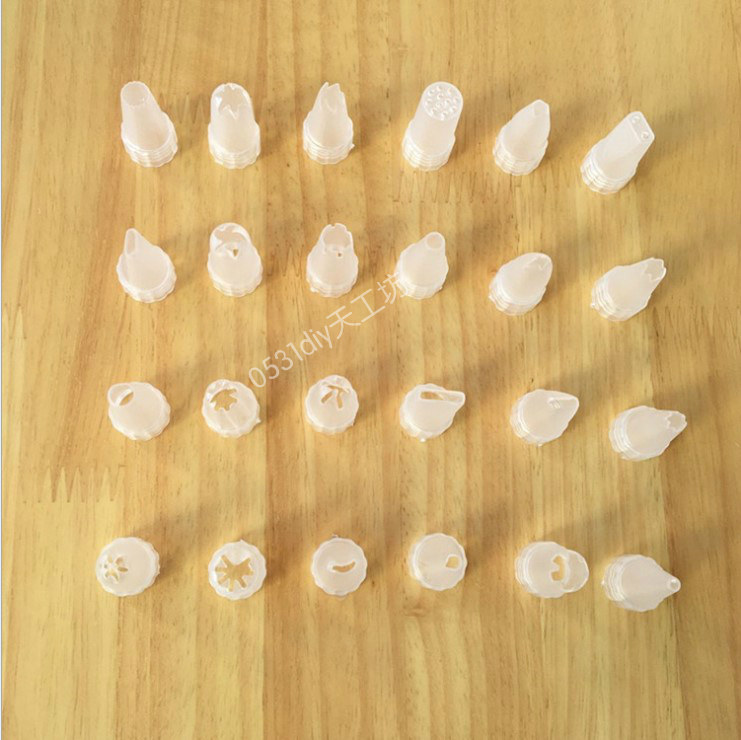 裱花嘴奶油粘土配件DIY食品制作