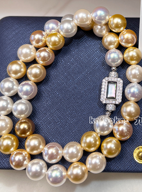 九月半高档人造珍珠珍珠项链
