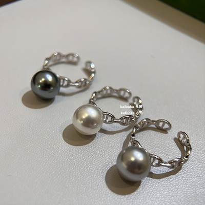 kafooka女纯银简约气质珍珠