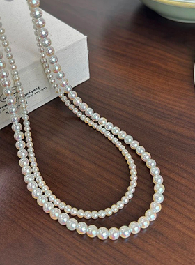 九月半S925银扣天女级珍珠项链