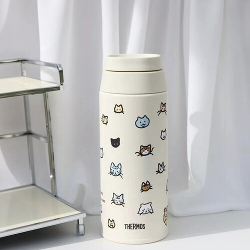 韩国膳魔师联名zeroperzero新款猫咪杯手提 保温杯马克杯thermos