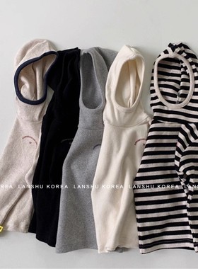 【Gou】懒鼠韩国童装25冬款男女童推荐入加厚磨毛棉连帽打底衫