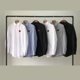 2024 Tide Brand Design Cdg Chuanjiu Play Shirt Men и Women Pare Parestes Long -Классическая куртка Pauling Pauling Pauling