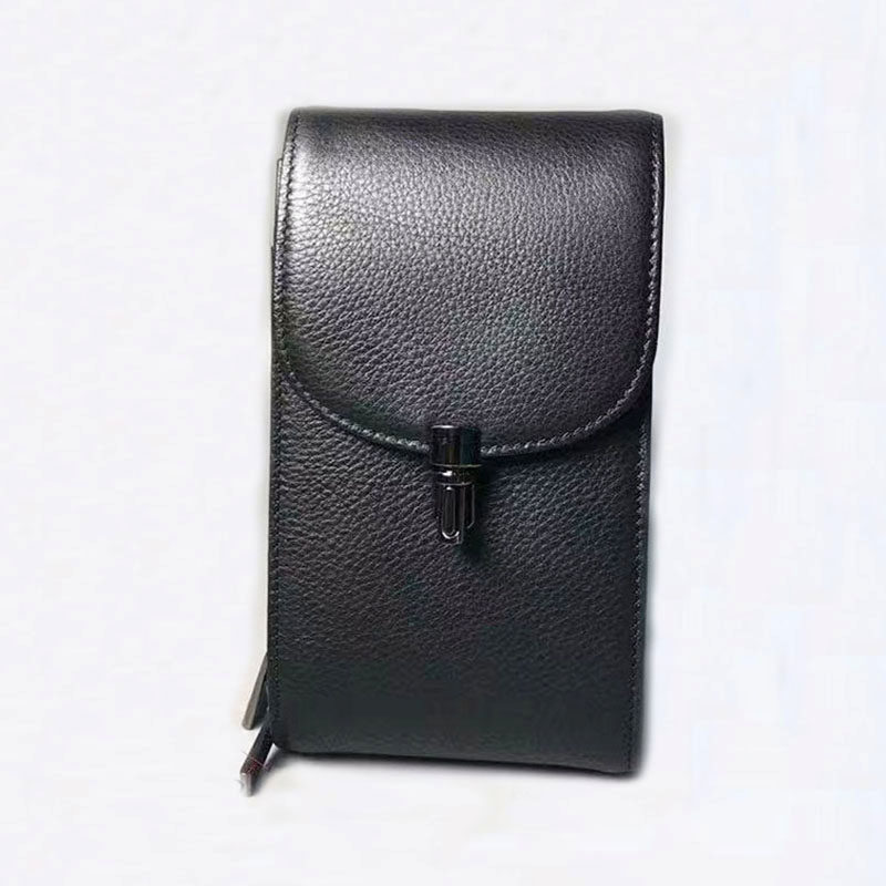 华特真皮手机包斜挎包新款夏季纯牛皮包包男士单肩包迷你小包腰包