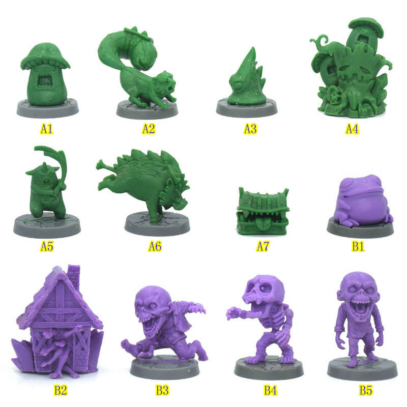 超级地城探索卡通魔幻桌游模型