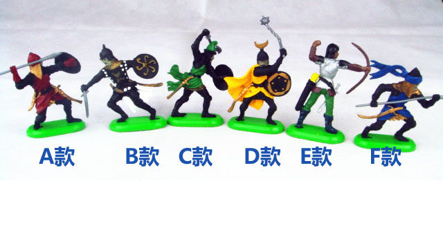 沙盘彩色成品兵人模型1:32古代罗马斗士武士