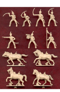 Italeri 1:72拿破仑战争兵人模型6081 6082 6083 6092 6094 6154