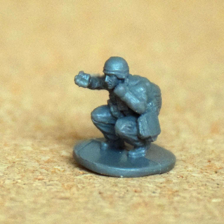 现代美军侦察兵 凯撒caesar 1:72 兵人模型 望远镜狙击手的观察手