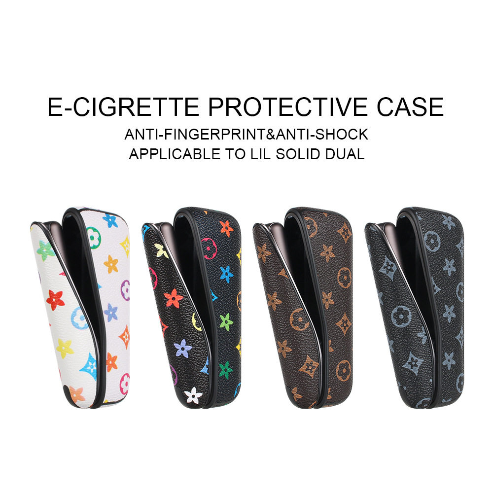 适合lil SOLID DUAL保护套防摔保护装饰皮套壳 花纹pu皮革材质,收纳整理,电子烟收纳盒/套,淘宝优惠券,粉丝福利购,淘宝优惠卷