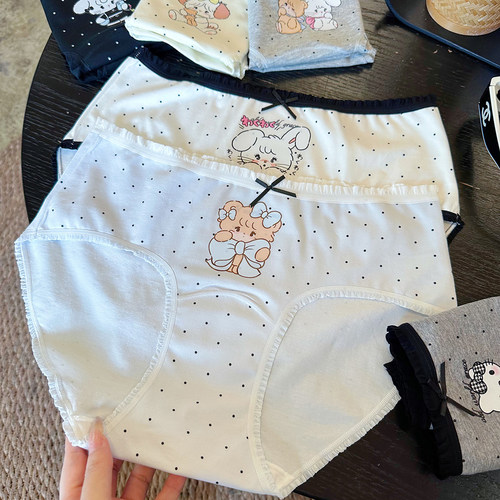 波点控~复古少女纯情舒适内裤