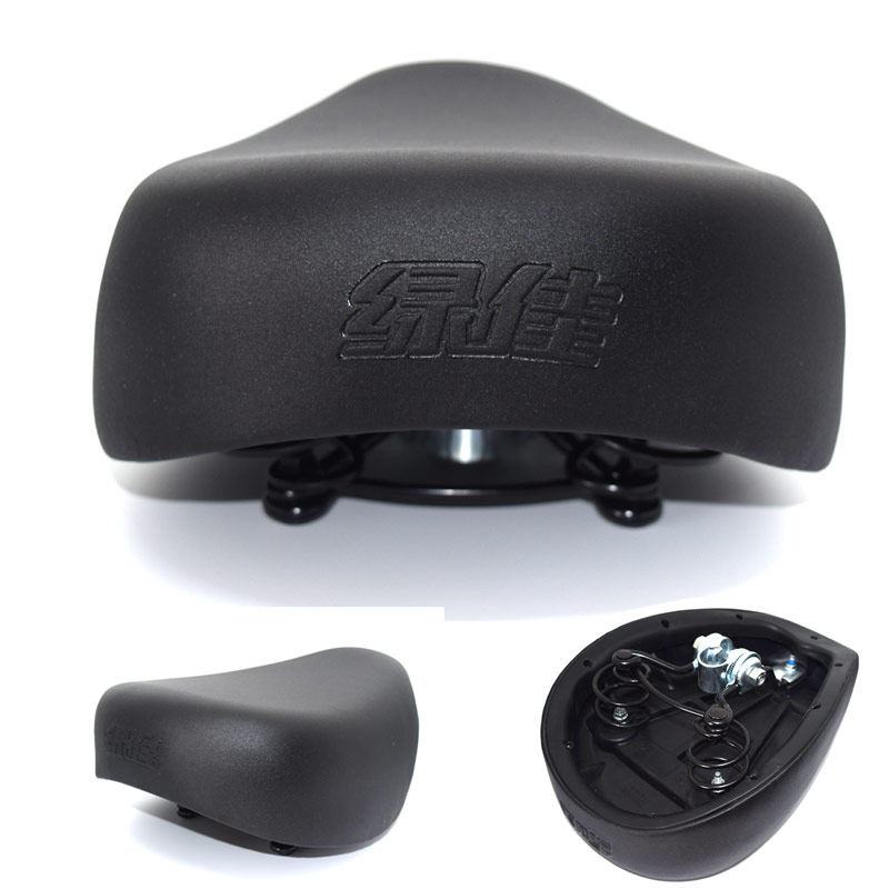 绿佳电动车车座子原装宽大舒适防水鞍座坐垫座包弹簧减震原厂配件