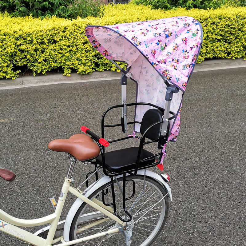 自行车电动车儿童座椅遮阳棚防晒棚宝宝骑行防雨夏季电瓶双层车棚