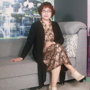 胖妈妈秋装假两件裙子加肥大码中老年女装奶奶宽松气质连衣裙