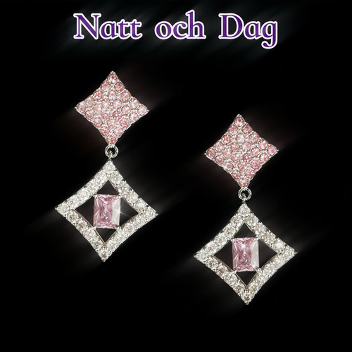 【黑夜系列】Natt och Dag方形耳环轻奢宫廷风耳饰女设计感