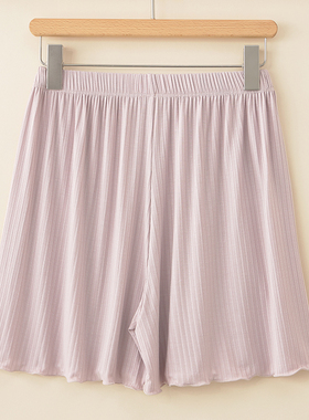 大码安全裤女防走光不卷边高腰200斤胖mm5分打底裤保险裤空调短裤