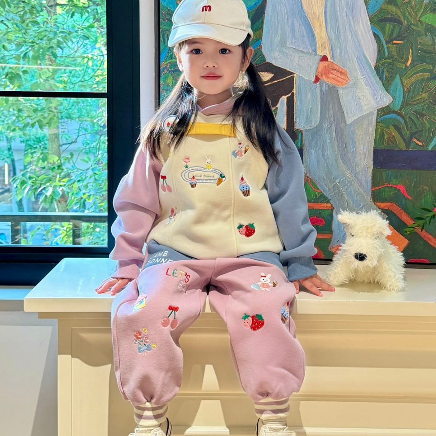 日系童装儿童卫衣套装