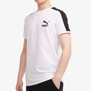 T恤ICONIC PUMA彪马新款 男女同款 情侣休闲圆领短袖 532291
