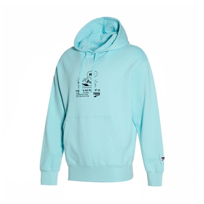 PUMA彪马 卫衣男新款卡通印花连帽运动休闲套头衫 531429 531430