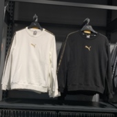 男子休闲加绒保暖卫衣套头卫衣 新款 587665 MeTALLIC 彪马PUMA