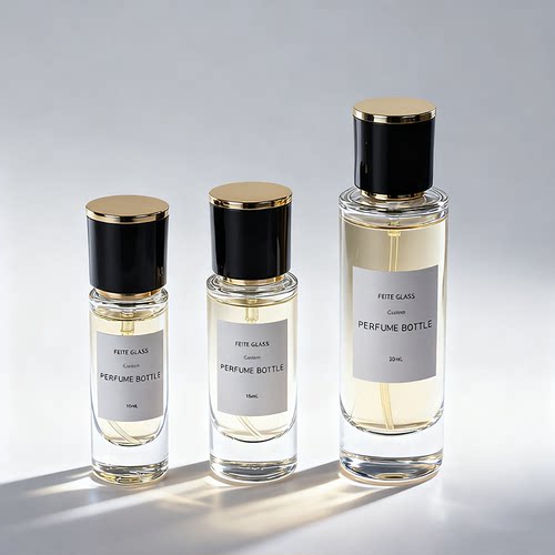 现货圆柱玻璃香水瓶10ml15ml30ml透明卡口细喷雾香水分装瓶