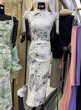 LUO高级感国风改良旗袍 性感年轻款气质优雅修身显瘦新中式连衣裙