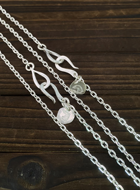 铁头的店925银角链情侣项链