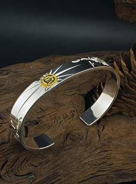 铁头的店925银男女通用手镯