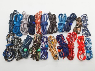 铁头的店高桥 日产古布绳 鹿皮绳替代项链配件琉璃珠银珠配绳手绳