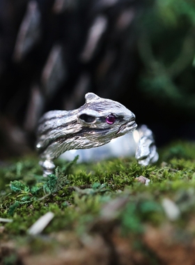 设计师日本独立deco铁头的店松鼠