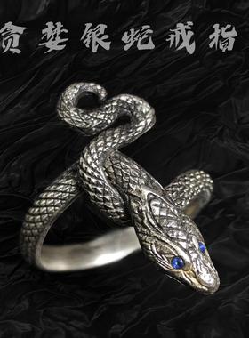 情侣925银/铜哥特风暗黑风格戒指